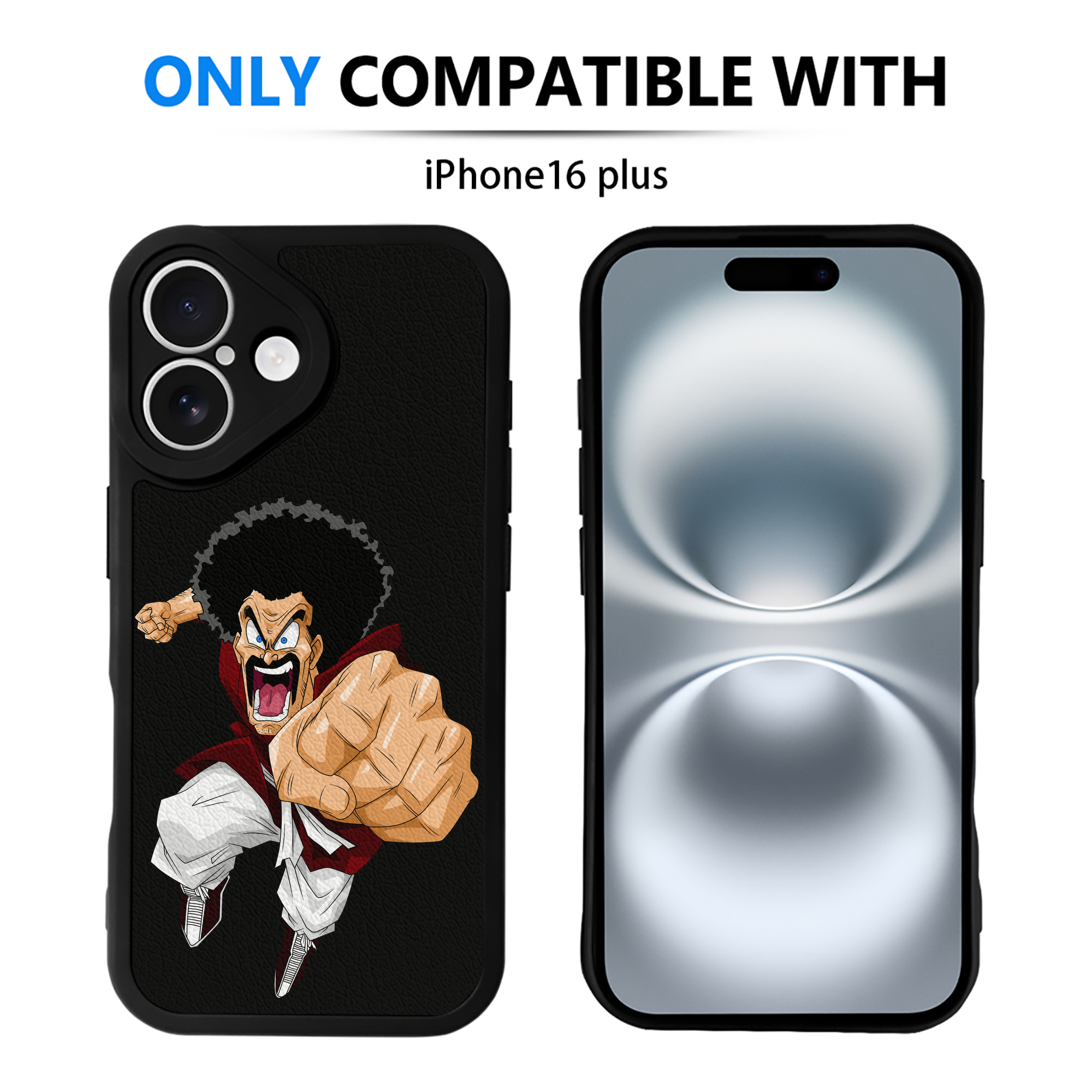 （画像用） ドラゴンボール DRAGON BALL 【iPhone 16シリーズ対応】シリコンスマホケース（レザー調） 材質：シリコン